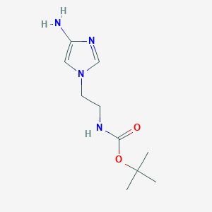 Tert-butyl 2-(4-amino-1H-imidazol-1-YL)ethylcarbamate