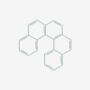 molecular formula C22H14 B086904 Dibenzo(c,g)phenanthrene CAS No. 188-52-3