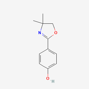 4-(4,4-Dimethyl-1,3-oxazolidin-2-ylidene)cyclohexa-2,5-dien-1-one