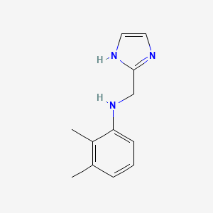 molecular formula C12H15N3 B8690471 N-(1H-Imidazol-2-ylmethyl)-2,3-dimethylaniline 