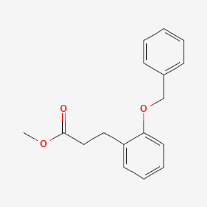 Benzenepropanoic acid, 2-(phenylmethoxy)-, methyl ester