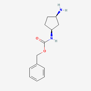 Benzyl (cis-3-aminocyclopentyl)carbamate