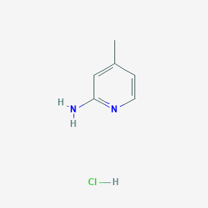 molecular formula C6H9ClN2 B8690540 4-Methyl-2-pyridinamine hydrochloride CAS No. 32654-41-4