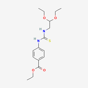 Ethyl 4-{[(2,2-diethoxyethyl)carbamothioyl]amino}benzoate