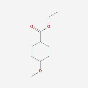 molecular formula C10H18O3 B8690561 Ethyl 4-methoxycyclohexane-1-carboxylate CAS No. 63389-94-6