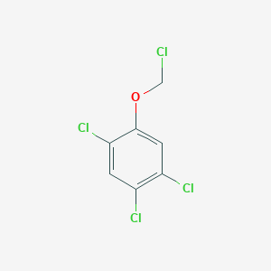 molecular formula C7H4Cl4O B8690595 1,2,4-Trichloro-5-(chloromethoxy)benzene CAS No. 13543-10-7