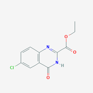 Ethyl 6-chloro-4-oxo-1,4-dihydroquinazoline-2-carboxylate