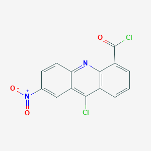 9-Chloro-7-nitroacridine-4-carbonyl chloride
