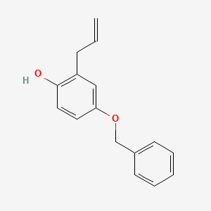 molecular formula C16H16O2 B8690672 2-Allyl-4-(benzyloxy)phenol 