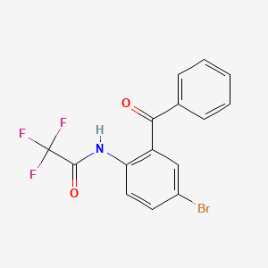 N-(2-benzoyl-4-bromophenyl)-2,2,2-trifluoroacetamide