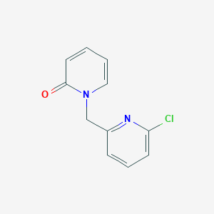 molecular formula C11H9ClN2O B8690760 1-[(6-chloropyridin-2-yl)methyl]pyridin-2-one 