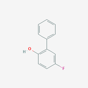 molecular formula C12H9FO B8690824 2-Phenyl-4-fluorophenol 
