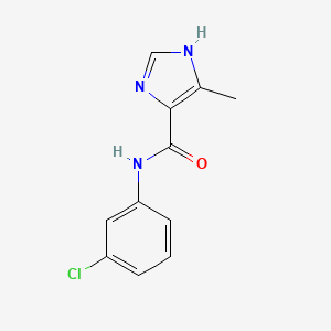N-(3-chlorophenyl)-5-methyl-1H-imidazole-4-carboxamide