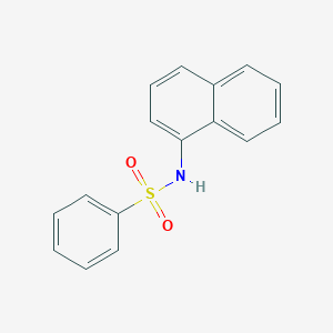 molecular formula C16H13NO2S B086909 n-(1-Naphthyl)benzenesulfonamide CAS No. 15309-82-7