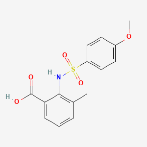 2-(4-Methoxybenzenesulfonamido)-3-methylbenzoic acid
