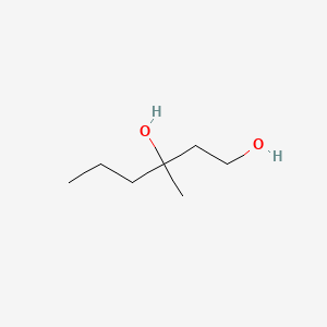 molecular formula C7H16O2 B8690982 3-Methylhexane-1,3-diol CAS No. 179695-10-4