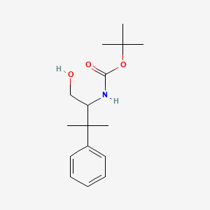 1,1-Dimethylethyl [1-(hydroxymethyl)-2-methyl-2-phenylpropyl]carbamate