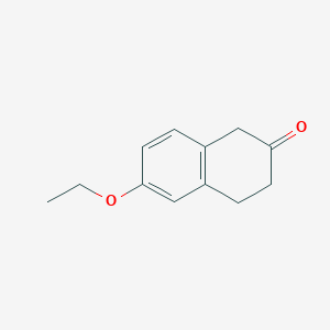 molecular formula C12H14O2 B8691010 6-Ethoxy-2-tetralone 