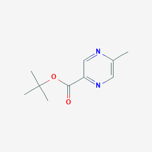 molecular formula C10H14N2O2 B8691019 tert-butyl 5-methylpyrazine-2-carboxylate 