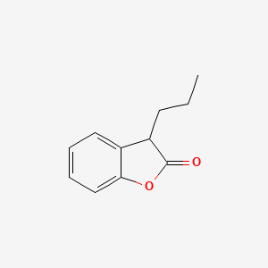 molecular formula C11H12O2 B8691264 2(3H)-Benzofuranone, 3-propyl- CAS No. 5692-58-0