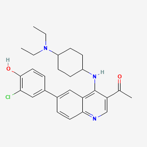 molecular formula C27H32ClN3O2 B8691655 OTS447 