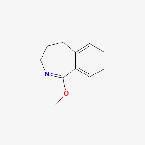 molecular formula C11H13NO B8691677 1-Methoxy-4,5-dihydro-3H-2-benzazepine CAS No. 877402-50-1