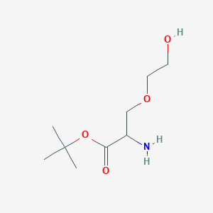 molecular formula C9H19NO4 B8691770 2-(2-Boc-aminoethoxy)ethanol 