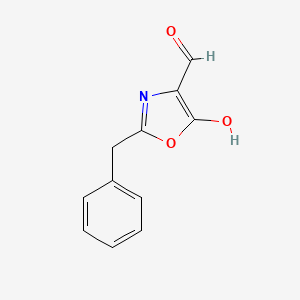 molecular formula C11H9NO3 B8691884 2-Benzyl-4-hydroxymethylene-5-oxazolone CAS No. 332095-91-7