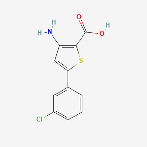 3-Amino-5-(3-chlorophenyl)-2-thiophenecarboxylic Acid