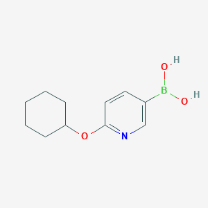 molecular formula C11H16BNO3 B8691945 (6-cyclohexyloxypyridin-3-yl)boronic acid 