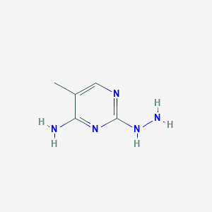 2-Hydrazinyl-5-methylpyrimidin-4-amine