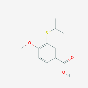 3-(Isopropylthio)-4-methoxybenzoic acid