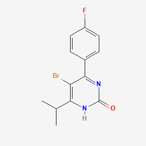 5-Bromo-4-(4-fluorophenyl)-6-isopropylpyrimidin-2-ol
