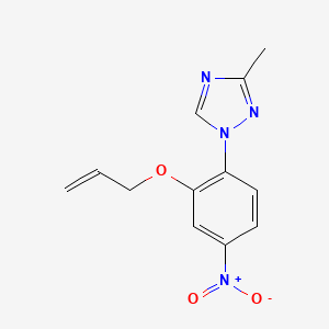 1-(2-(allyloxy)-4-nitrophenyl)-3-methyl-1H-1,2,4-triazole