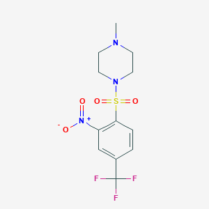 1-Methyl-4-(2-nitro-4-(trifluoromethyl)phenylsulfonyl)piperazine