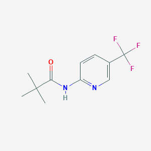 molecular formula C11H13F3N2O B8692138 N-(5-(trifluoromethyl)pyridin-2-yl)pivalamide 