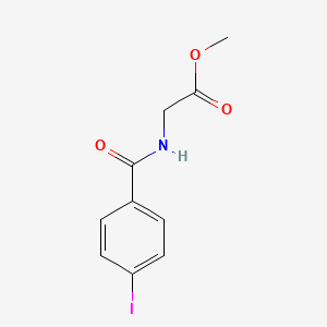 molecular formula C10H10INO3 B8692194 Methyl (4-iodobenzoyl)glycinate 