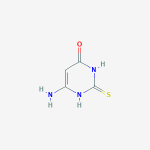 molecular formula C4H5N3OS B086922 6-Amino-2-thiouracil CAS No. 1004-40-6