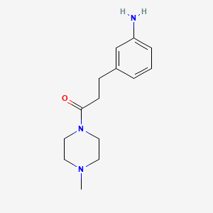 3-(3-Aminophenyl)-1-(4-methylpiperazinyl)propan-1-one