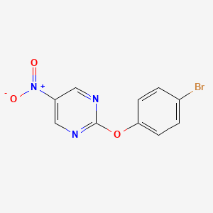 2-(4-Bromophenoxy)-5-nitropyrimidine