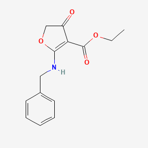 Ethyl 2-(benzylamino)-4-oxo-4,5-dihydrofuran-3-carboxylate