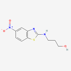 3-((5-Nitrobenzothiazol-2-yl)amino)propanol