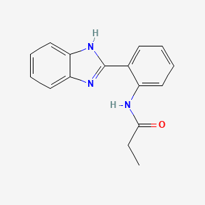 N-[2-(1H-benzimidazol-2-yl)phenyl]propanamide