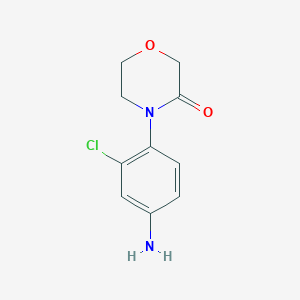 4-(4-Amino-2-chlorophenyl)morpholin-3-one