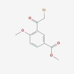 3-(2-Bromo-acetyl)-4-methoxy-benzoic acid methyl ester