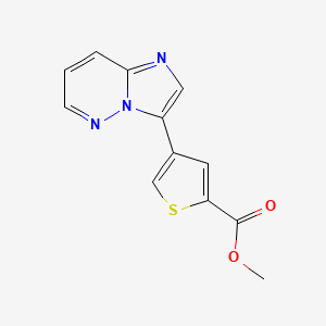 Methyl 4-(imidazo[1,2-b]pyridazin-3-yl)thiophene-2-carboxylate