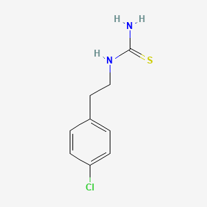 molecular formula C9H11ClN2S B8692468 N-[2-(4-chlorophenyl)ethyl]thiourea CAS No. 207596-23-4