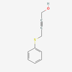 molecular formula C10H10OS B8692546 4-phenylsulfanyl-but-2-yn-1-ol CAS No. 33313-80-3
