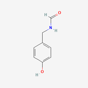 molecular formula C8H9NO2 B8692710 N-[(4-Hydroxyphenyl)methyl]formamide CAS No. 86386-69-8