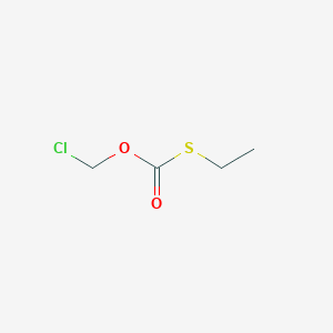 molecular formula C4H7ClO2S B8692730 O-(Chloromethyl) S-ethyl carbonothioate 